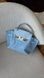 Geanta Blair Suede albastru, Albastru deschis